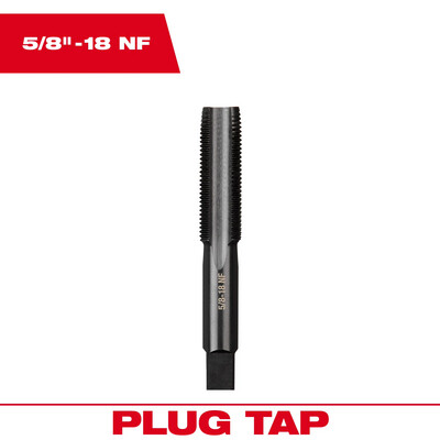 Milwaukee 5/8"-18 NF Plug Tap