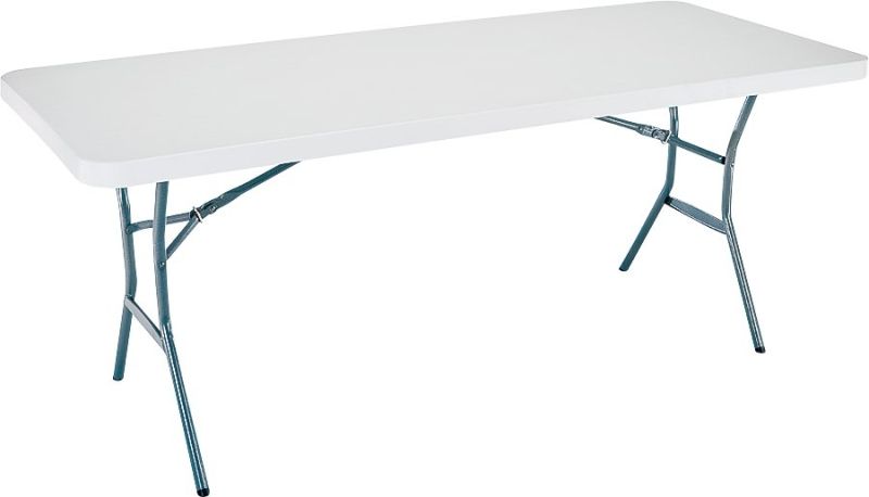 Lifetime 5011 Fold in Half  Folding Table, 30"X6Ft