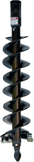 IronCraft Post Hole Auger, 9" W/2" Hex Drive