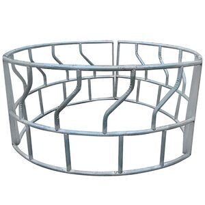 Galvanized Economy #2 18Ga 3-Piece S-Bar Cattle Hay Feeder w/Open Bottom Ring Bale