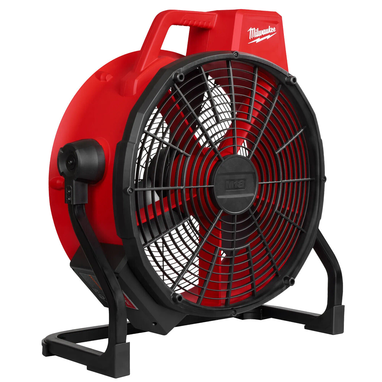 Milwaukee M18 18" Fan w/A/C Adaptor, 3400CFM