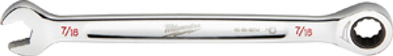 Milwaukee SAE Ratcheting Wrench, 7/16"