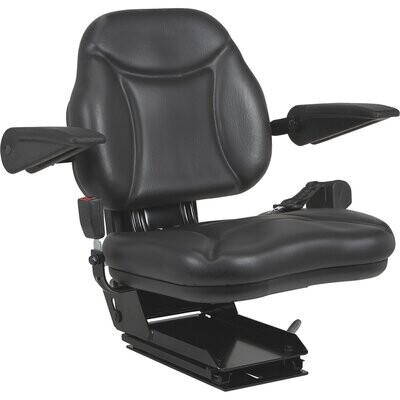 Big Boy Black Tractor Seat w/Adjustable Base