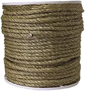 Wellington Natural Twisted Sisal Rope, 1/2" 170LB WLL