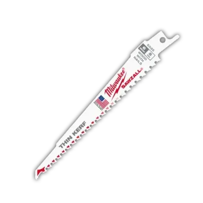 Milwaukee 6" 5 TPI Wood Cutting Sawzall® Blade