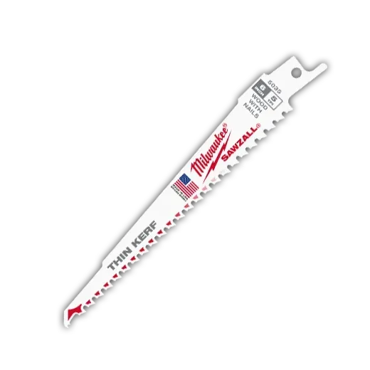 Milwaukee 6" 5 TPI Wood Cutting Sawzall® Blade