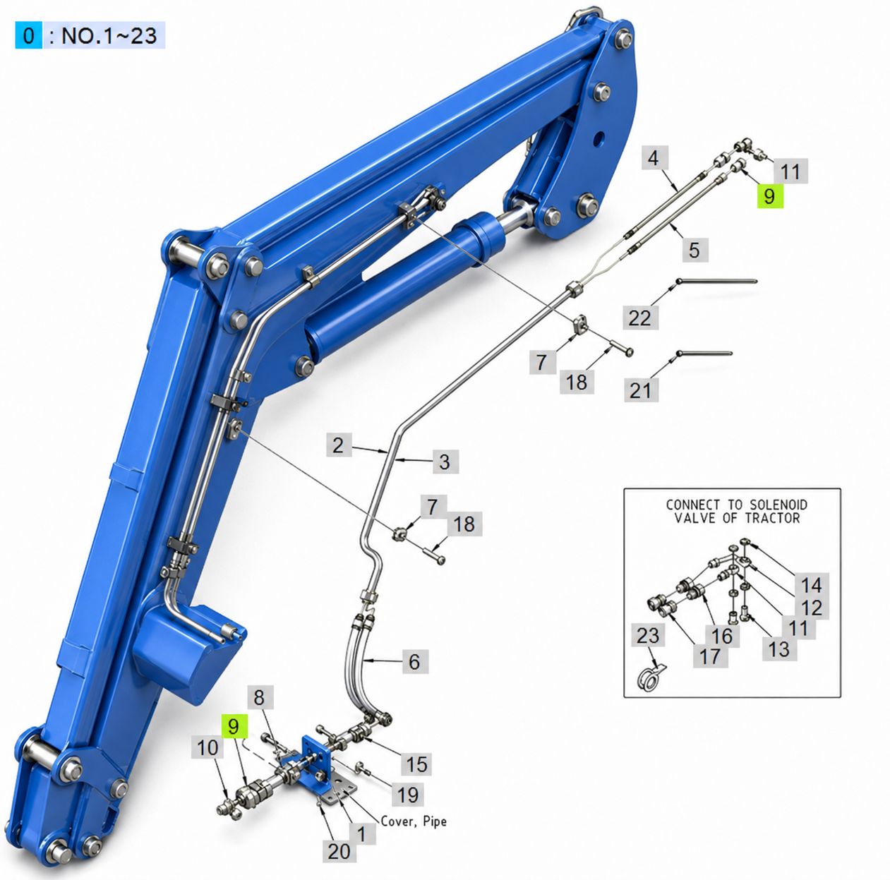 3rd Function Extension Kit for MT3 w/LL4106 Loader