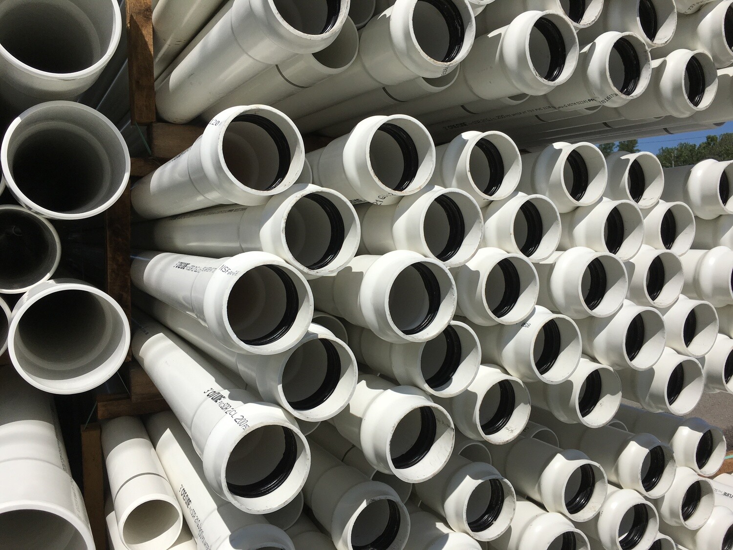 SDR21 Gasketed PVC Pipe, 2"X20Ft 200PSI