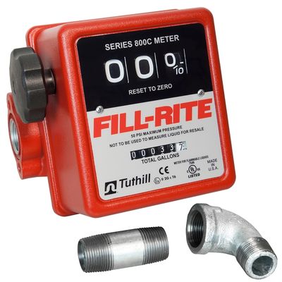 Fill-Rite 807CMK Fuel Flow Meter Kit, 5-20gpm