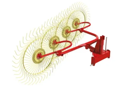 Enorossi 3 Point Wheel Rake w/4 Wheels