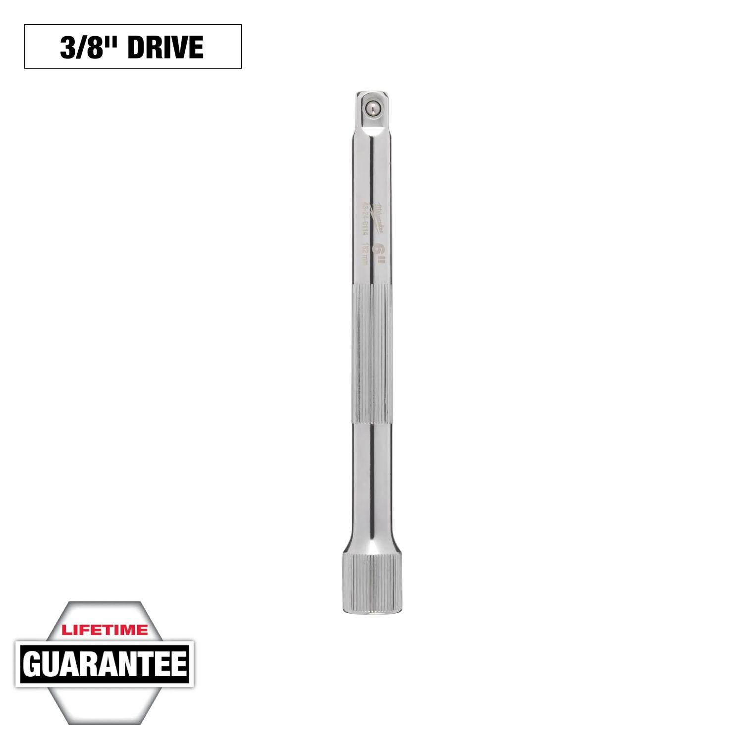 Milwaukee 3/8" Drive Extension, 6" Long