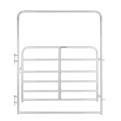 HD 2" Galv. 8Ft Walk Through Corral Gate Panel