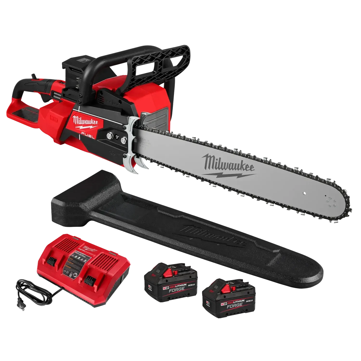 Milwaukee M18 20" Dual Battery Chainsaw Kit w/8.0 Forge Batteries