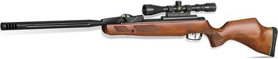 Gamo Gamo Swarm Bone Collector .22CAL GEN2 Inertia Pellet Gun w/10X Magazine, 1100 FPS Wood Stock