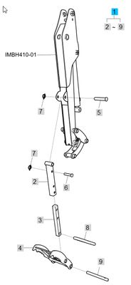 Thumb for LS Tractor Backhoe LB3001, LB3002