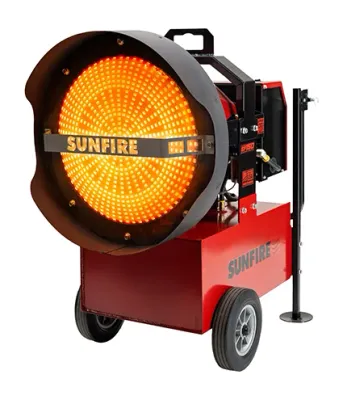 SunFire SF150 Radiant Heater, 130,000 - 150,000BTU, Diesel/Kerosene Fuel