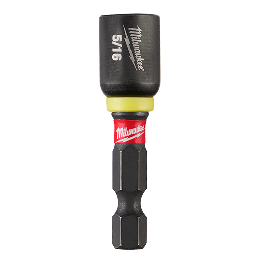 Milwaukee Shockwave Magnetic Nut Driver, 5/16"X1-7/8"  10-Pk.