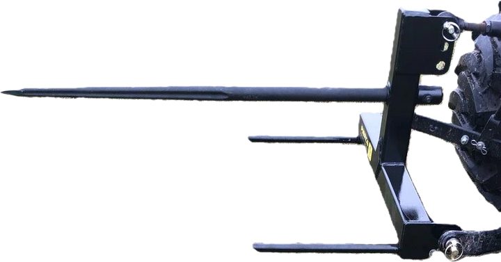 Pierce ABS3PTLD Black 3-Point Bale Spear