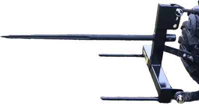 Pierce ABS3PTLD Black 3-Point Bale Spear