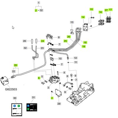 LS Dual Rear Remote Valve Kit