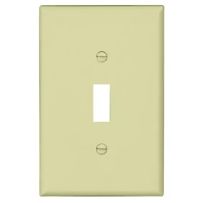 Eaton PJ1V Unbreakable Mid-Sized Ivory 1G Switch Cover