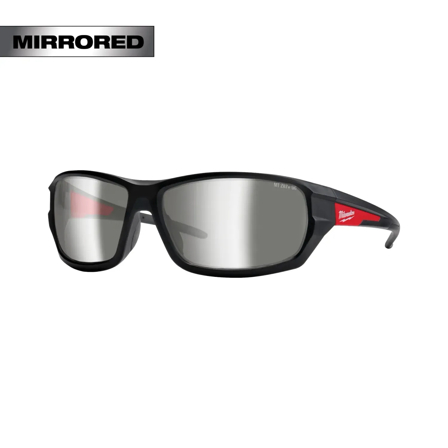 Milwaukee Mirrored Performance Safety Glasses - Fog-Free Lenses