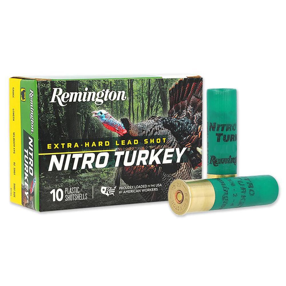 Remington 26690 Nitro Turkey Ammo, 12GA/2-3/4"/#4 Shot,  1260FPS