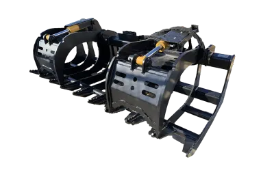 IronCraft Severe Duty Root Grapple, 72" Wide, Opens to 43",  Flat Face Couplers