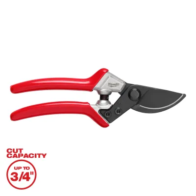 Milwaukee Bypass Pruning Shears, 3/4" Cutting Capacity