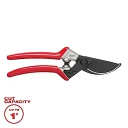 Milwaukee Bypass Pruning Shears, 1" Cutting Capacity