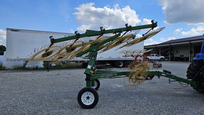 Used Ogden Hay Runner RCR812 8-Wheel High Capacity Hay Rake