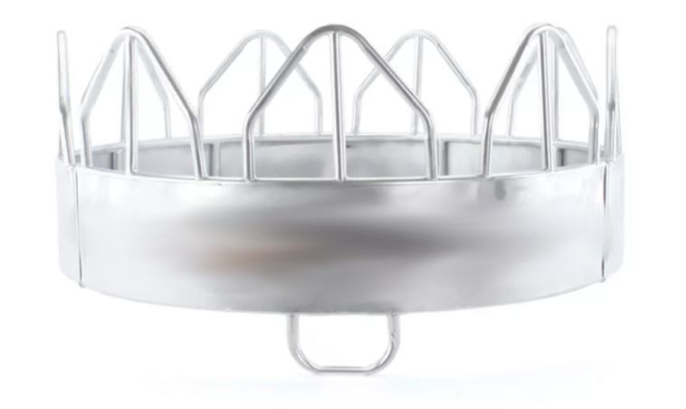 Galvanized #2 CLOSED Bottom Horse Hay Feeder, 8Ft