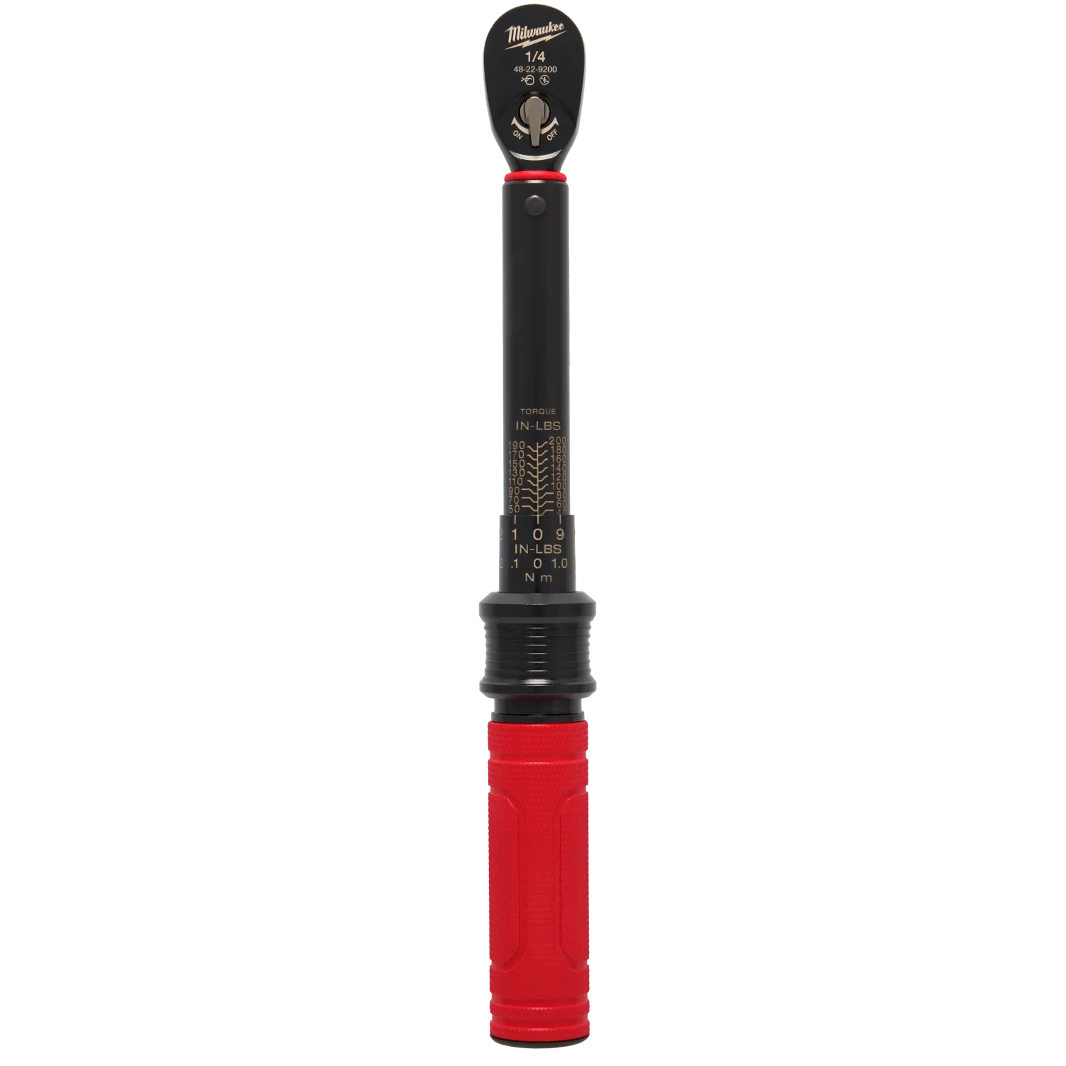 Milwaukee 1/4" Drive Click Torque Wrench, 40-200 IN-LBS