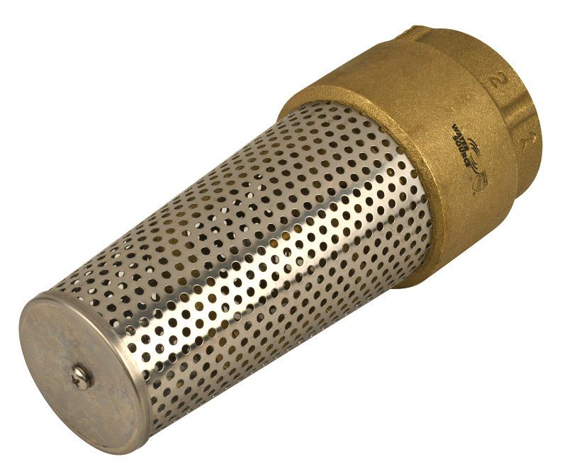 ECO-FLO TFV200NL Brass Foot Valve, 2"