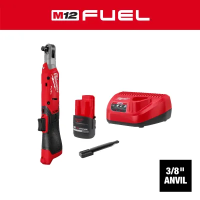 Milwaukee Gen. II M12 Fuel 3/8" Drive Ratchet Kit