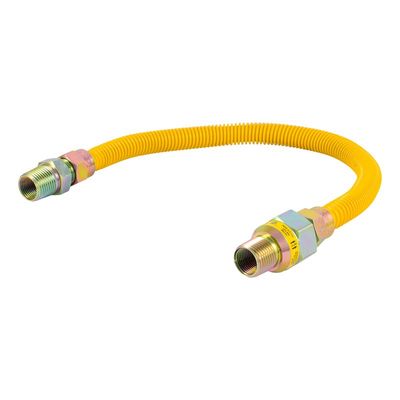 Eastman 20YE50V018B Flexible Propane Appliance Connector, 1/2"X18"