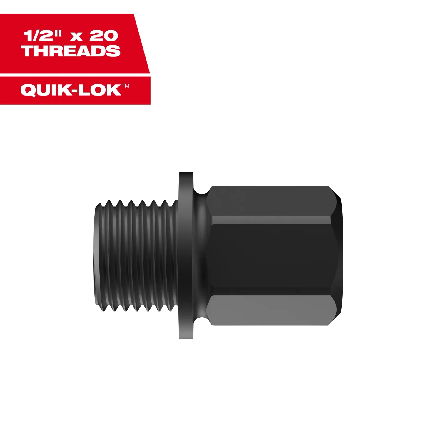 Milwaukee Small Thread Adaptor for Quik-Lok™ Arbors up to 1-3/16" Hole Saws, 5Pk