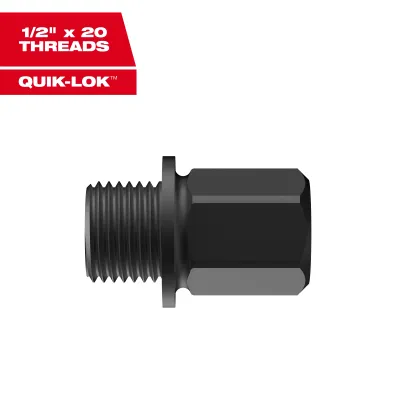 Milwaukee Small Thread Adaptor for Quik-Lok™ Arbors up to 1-3/16" Hole Saws, 5Pk