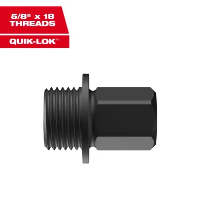 Milwaukee Large Thread Adaptor Quik-Lok™ Arbors on 1-1/4"-2" Hole Saws, 5Pk