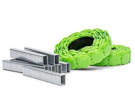 Stinger Cap Staples for CS150B, 5/8" Leg StaplePac, (1" Caps + 5/8" 18Ga Staples) 2000BX