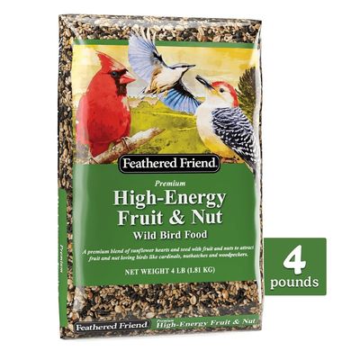 Feathered Friend 145392 Fruit and Nut Wild Bird Mix, 4Lb
