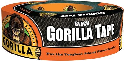 Gorilla 106844 Black Tape, 1.88"X30Yd