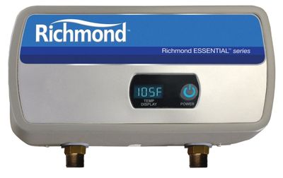 Richmond RMTEX-06 Tankless Water Heater, 6.5KW 240V, 0.5 to 2 GPM