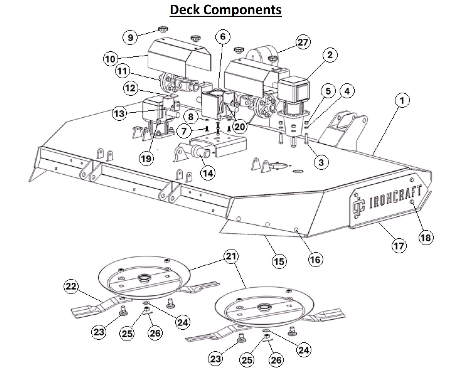 Ironcraft LH - CCW Blade (2408) (Sold As Pair)
