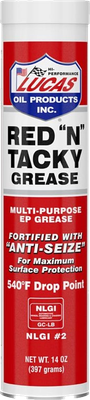 Lucas 10005-30 Red "N" Tacky Grease, 14Oz