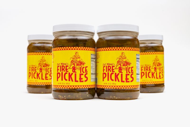 Fat Mama's Fire &amp; Ice Pickle, 32Oz