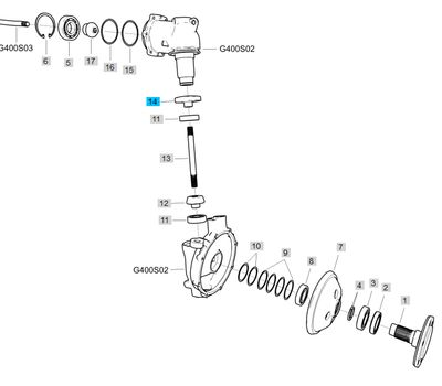 LS Gear-Bevel (21T)-TRG400