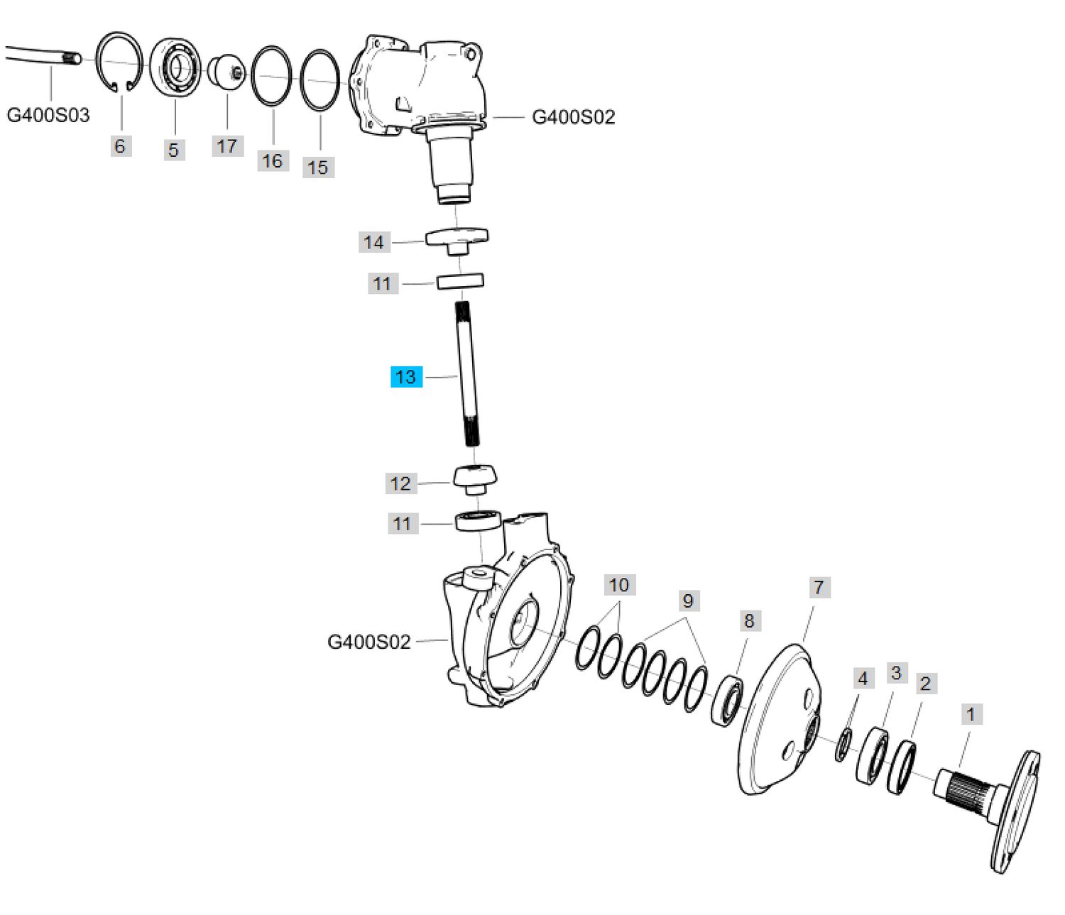 LS Shaft-King-Pin-TRG400