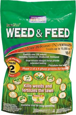 Bonide DuraTurf 60424 Weed and Feed Fertilizer, 48Lb