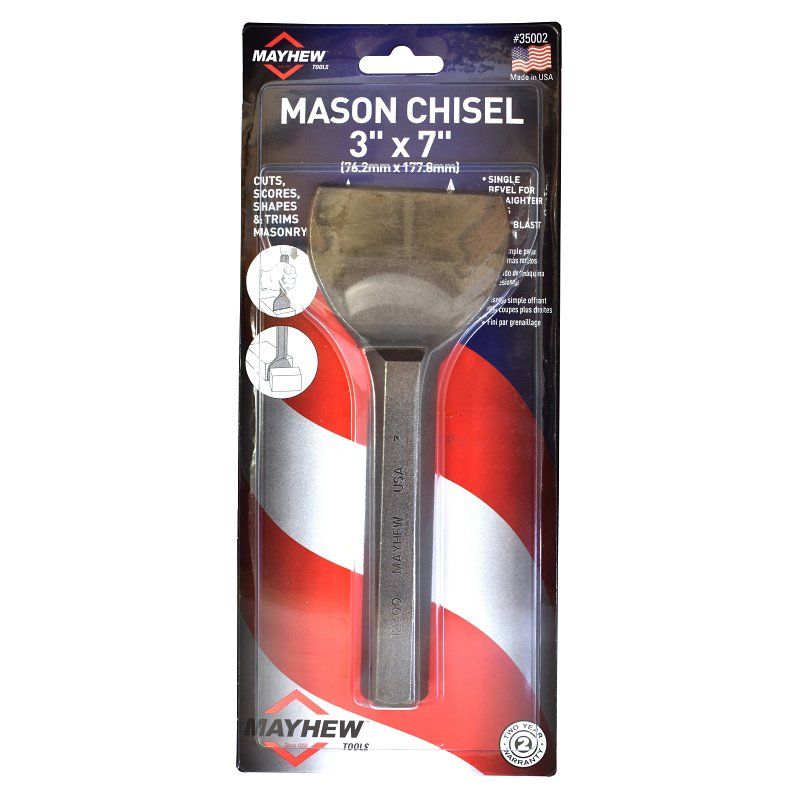 Mayhew 35002 Brick Set Chisel, 3" X 11-1/4"